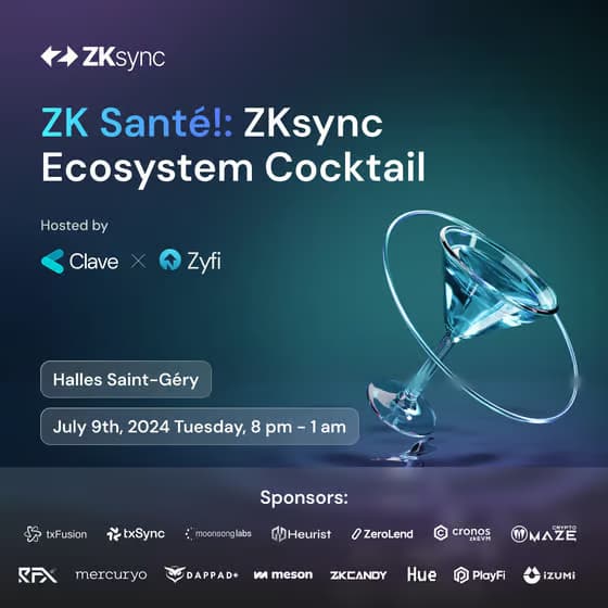 ZK Santé!: ZKsync Ecosystem Cocktail